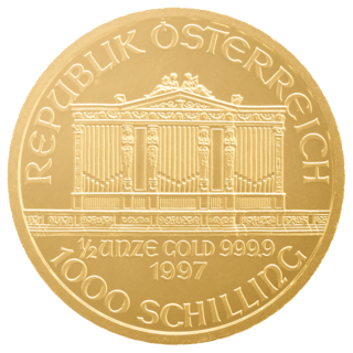 1/2 Unze Gold Wiener Philharmoniker ATS 1/2 Unze Gold Wiener Philharmoniker ATS