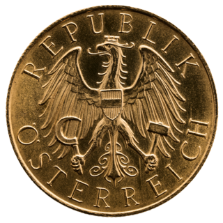 25 Schilling Goldmünze 25 Schilling Goldmünze