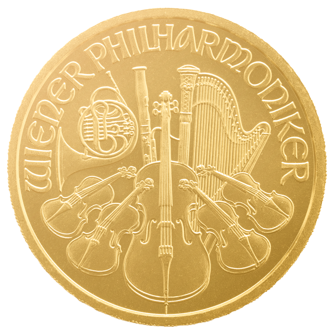 1/2 Unze Gold Wiener Philharmoniker ATS