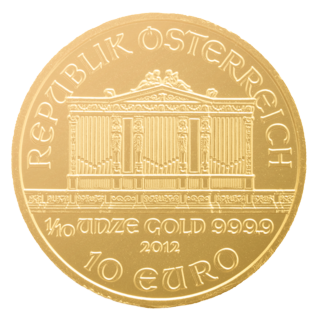 1/10 Unze Gold Wiener Philharmoniker EUR 1/10 Unze Gold Wiener Philharmoniker EUR