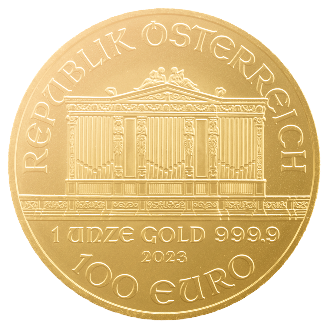 1 Unze Gold Wiener Philharmoniker EUR