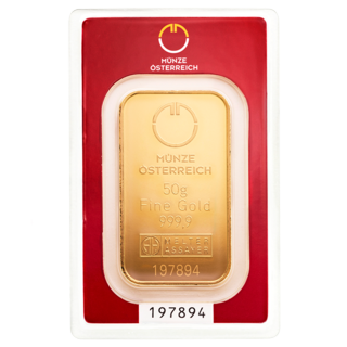 50g Prägebarren