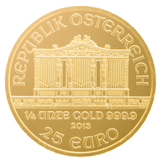 1/4 Unze Gold Wiener Philharmoniker EUR 1/4 Unze Gold Wiener Philharmoniker EUR