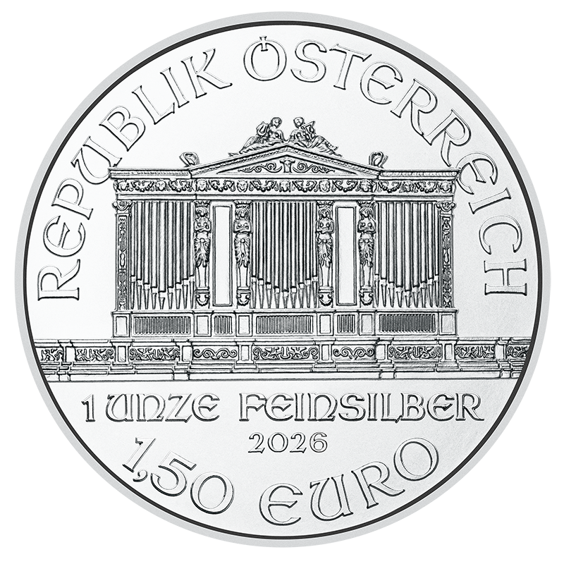 1 Unze Wiener Philharmoniker Silber